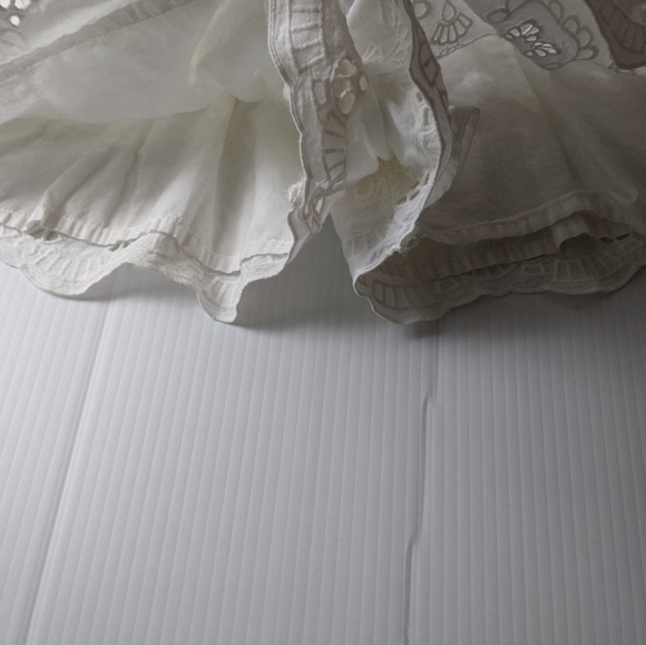 J.Crew Pleated Eyelet Skort in White (Ivory) Size 00 - Picture 6 of 13